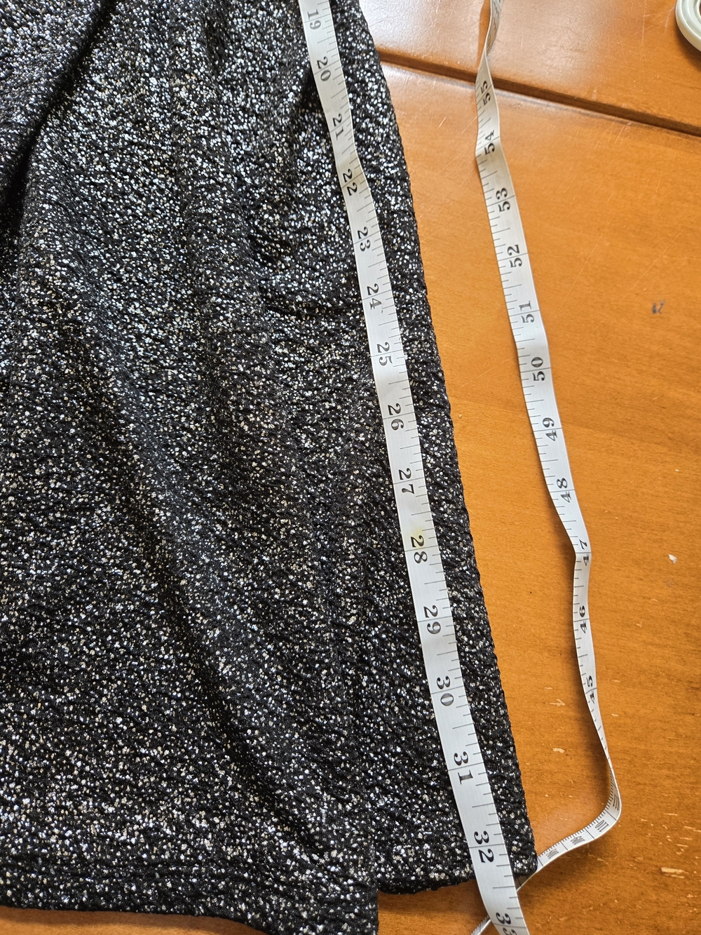Sparkle Black Evening Fit-and-Flare Dress - Picture 5 of 5